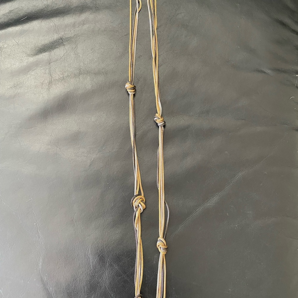 Knotted Rope Necklace from YSL